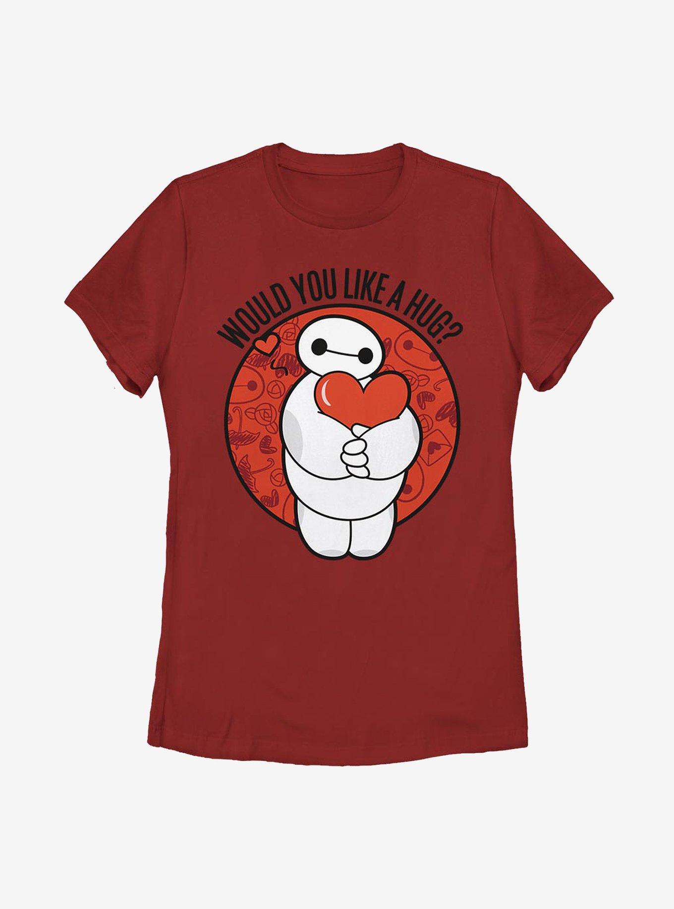 Disney Big Hero 6 Baymax Like A Hug Womens T-Shirt