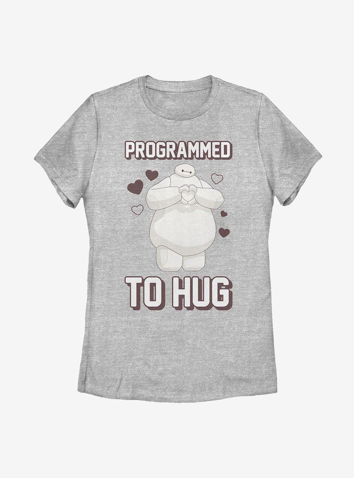 Disney Big Hero 6 Baymax Programmed To Hug Womens T-Shirt, , hi-res