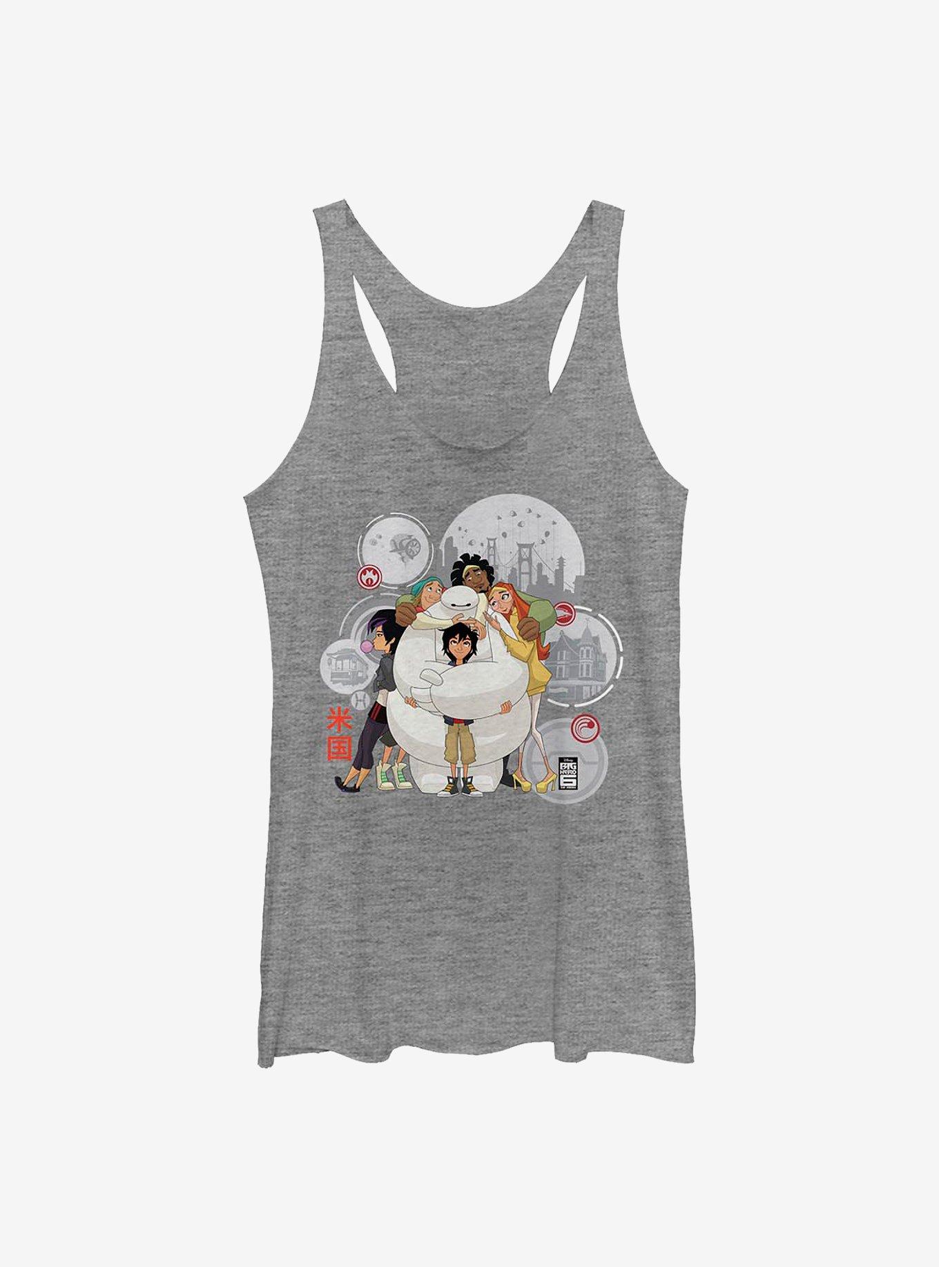 Disney Big Hero 6 Baymax Hugs Womens Tank Top, , hi-res