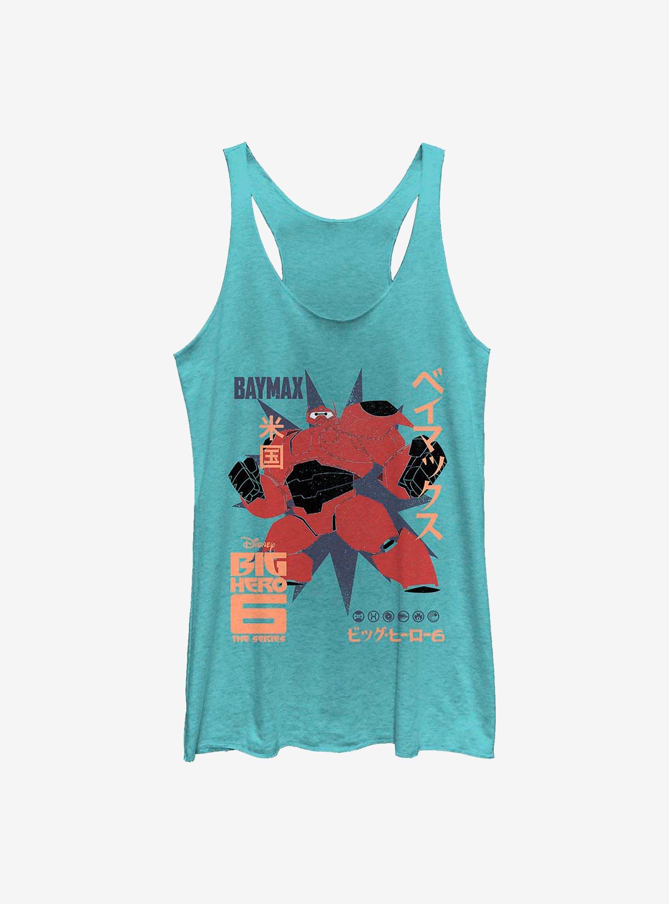 Disney Big Hero 6 Baymax Poster Womens Tank Top, , hi-res