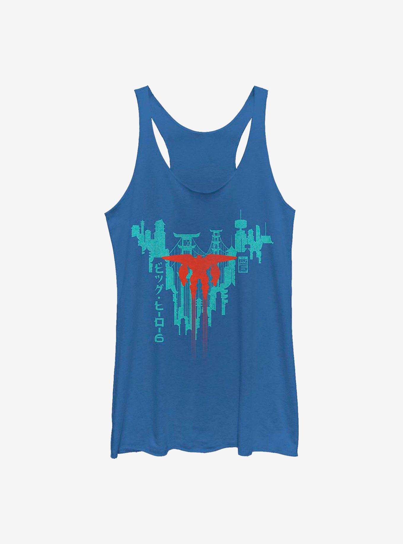 Disney Big Hero 6 Baymax San Fransokyo Womens Tank Top, , hi-res