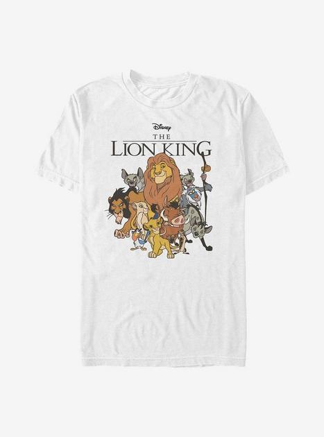 Disney The Lion King Lion King Group T-Shirt - WHITE | BoxLunch