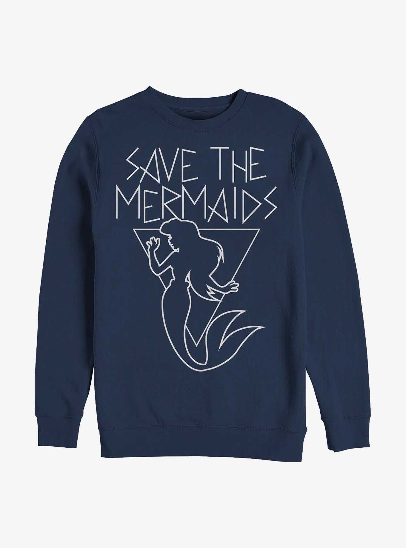 Disney The Little Mermaid Save The Mermaids Sweatshirt, , hi-res