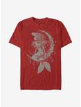 Disney The Little Mermaid In A Different Space T-Shirt, RED, hi-res