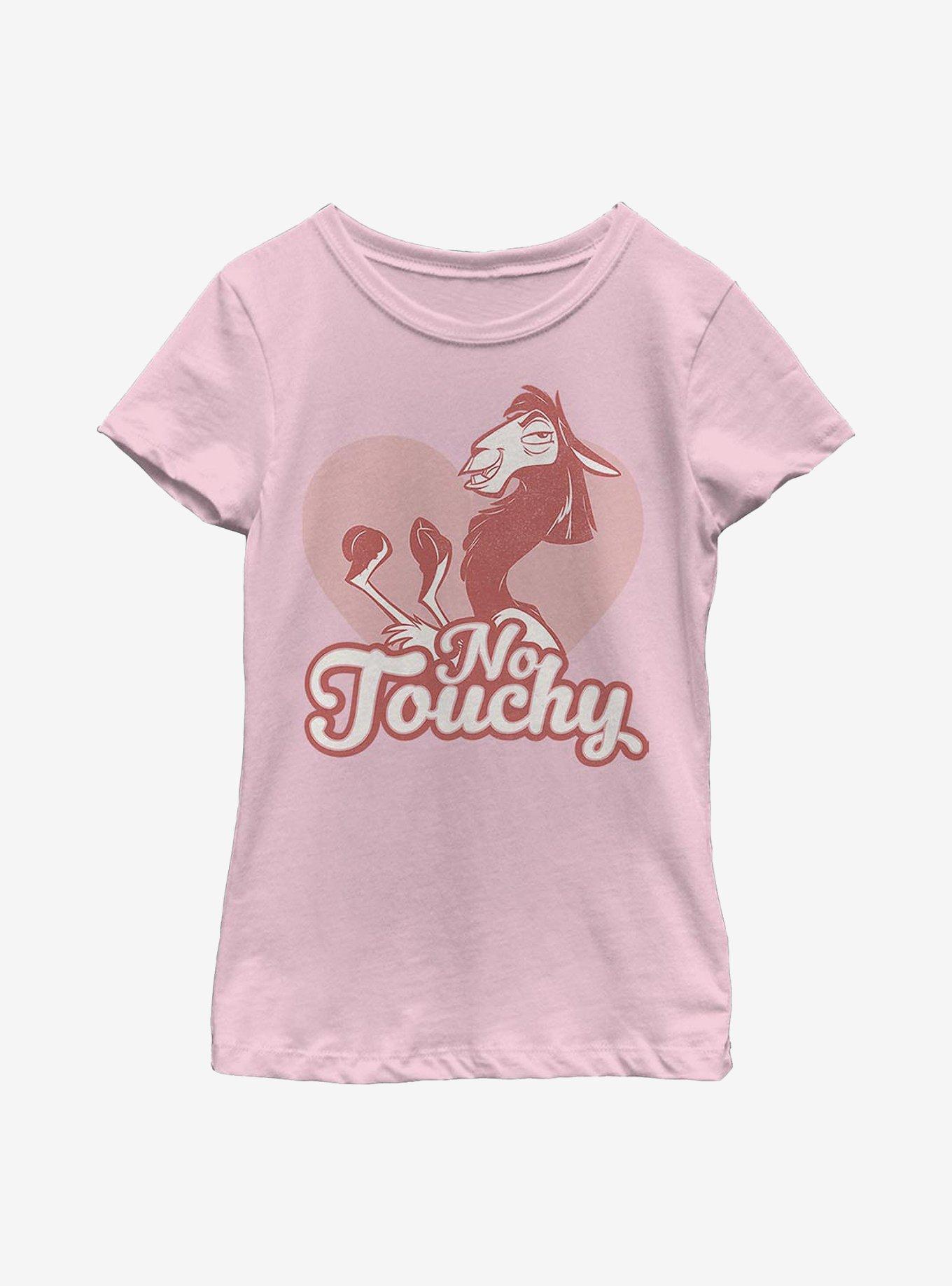 Disney The Emperor's New Groove No Love Youth Girls T-Shirt, PINK, hi-res