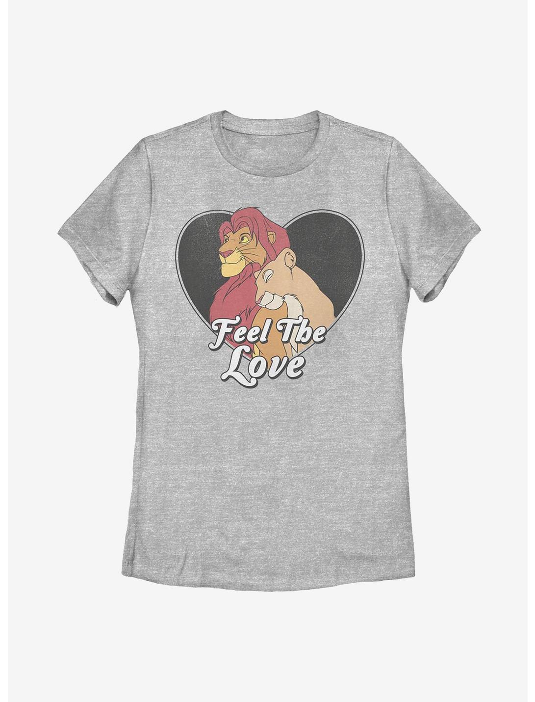 Disney The Lion King Feel The Love Womens T-Shirt, ATH HTR, hi-res