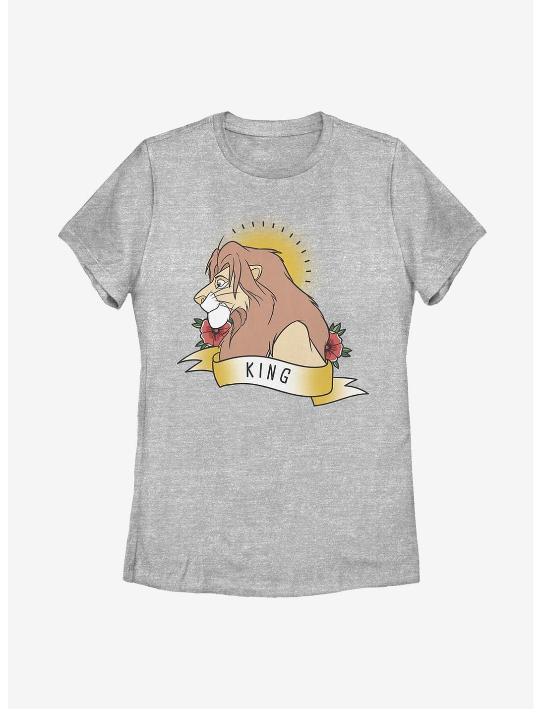Disney The Lion King The King Womens T-Shirt, ATH HTR, hi-res