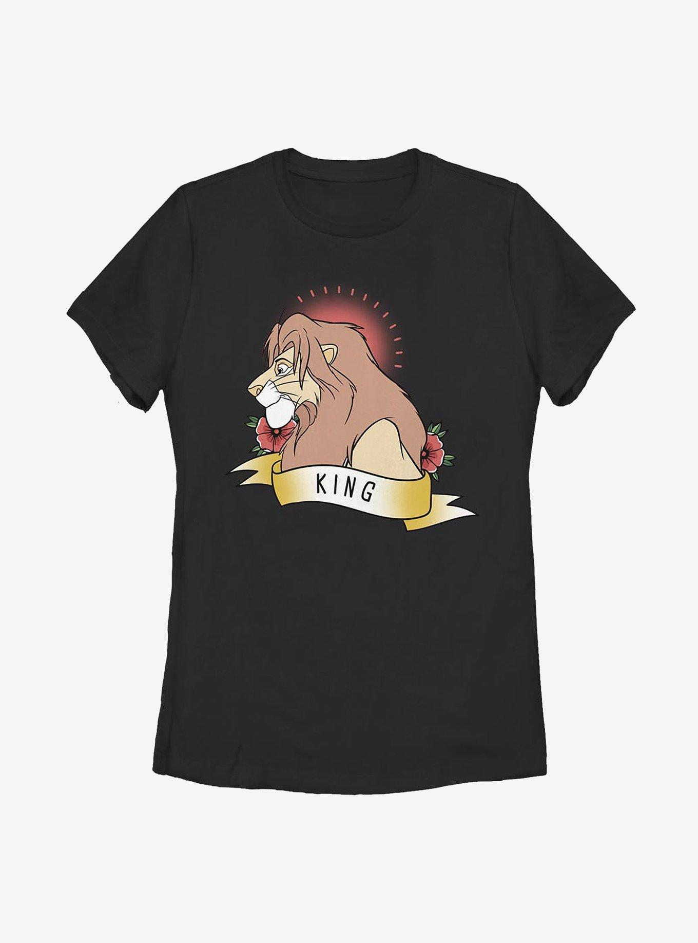 Disney The Lion King The King Womens T-Shirt, BLACK, hi-res