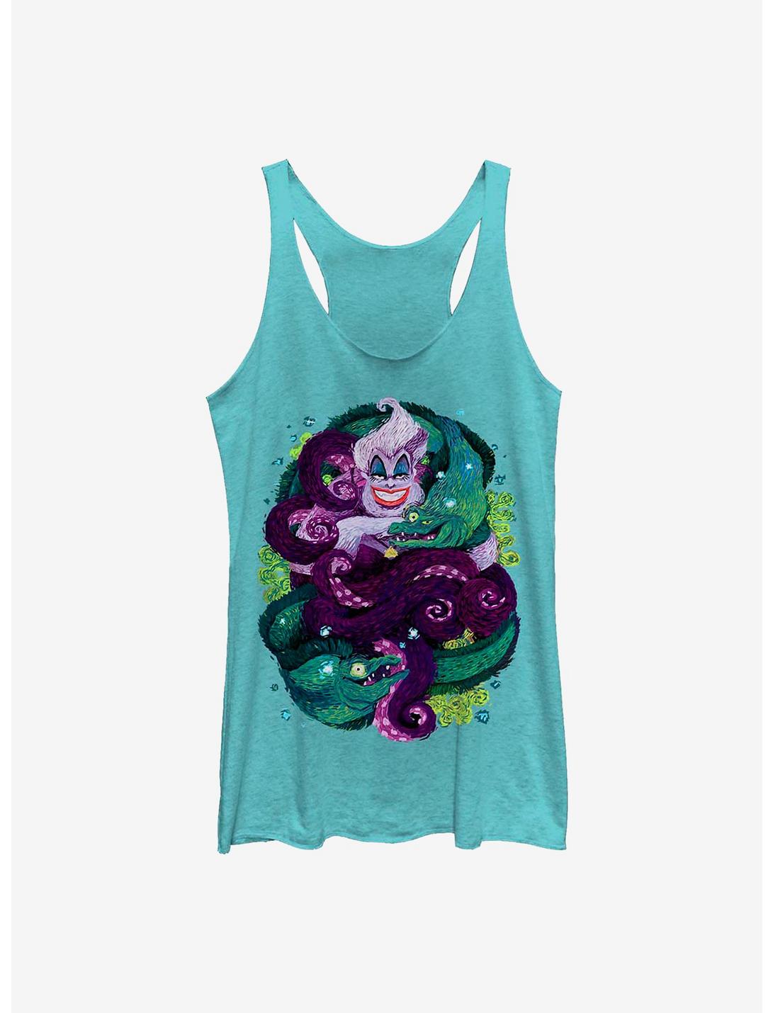 Disney The Little Mermaid Starry Seas Womens Tank Top, TAHI BLUE, hi-res