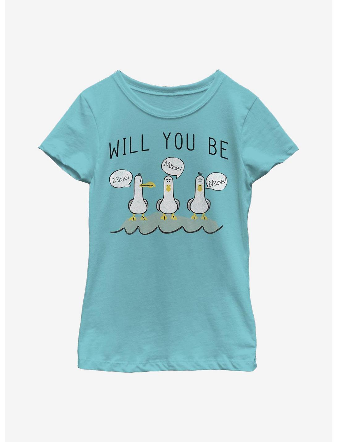 Disney Pixar Finding Nemo Mine Mine Youth Girls T-Shirt, TAHI BLUE, hi-res
