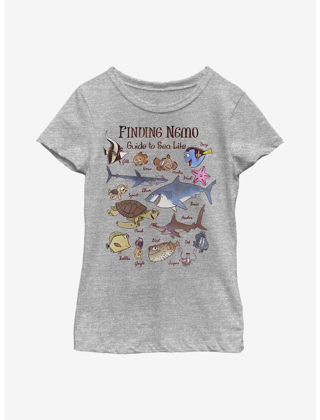 Disney Pixar Finding Nemo Vintage Nemo Youth Girls T-Shirt, ATH HTR, hi-res
