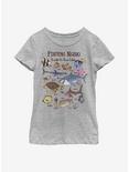 Disney Pixar Finding Nemo Vintage Nemo Youth Girls T-Shirt, ATH HTR, hi-res