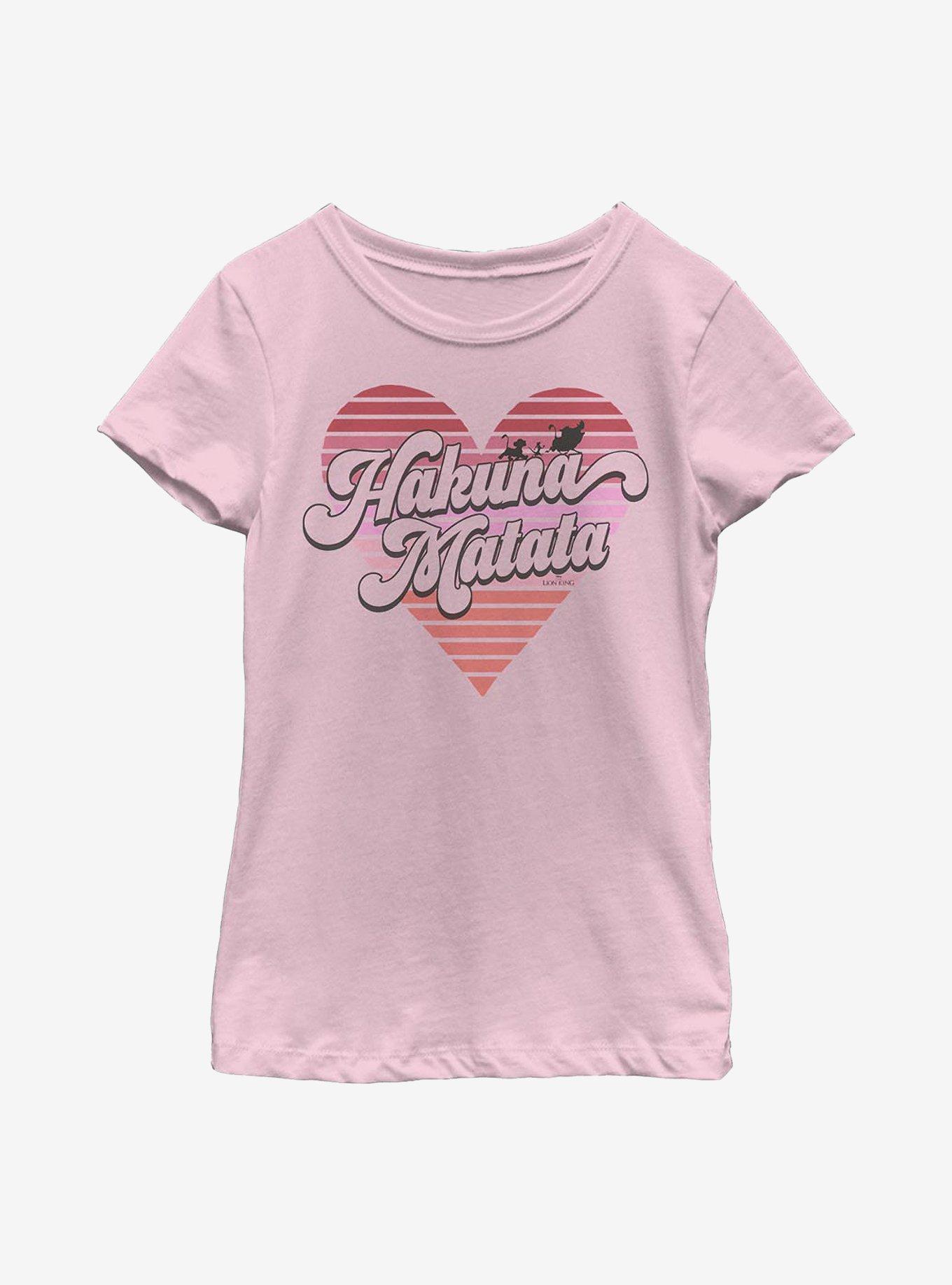 Disney The Lion King Hakuna Heart Youth Girls T-Shirt, , hi-res