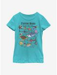 Disney Pixar Finding Nemo Vintage Nemo Youth Girls T-Shirt, TAHI BLUE, hi-res