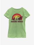 Disney The Lion King Hakuna Rainbow Youth Girls T-Shirt, GRN APPLE, hi-res