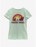 Disney The Lion King Hakuna Rainbow Youth Girls T-Shirt, MINT, hi-res