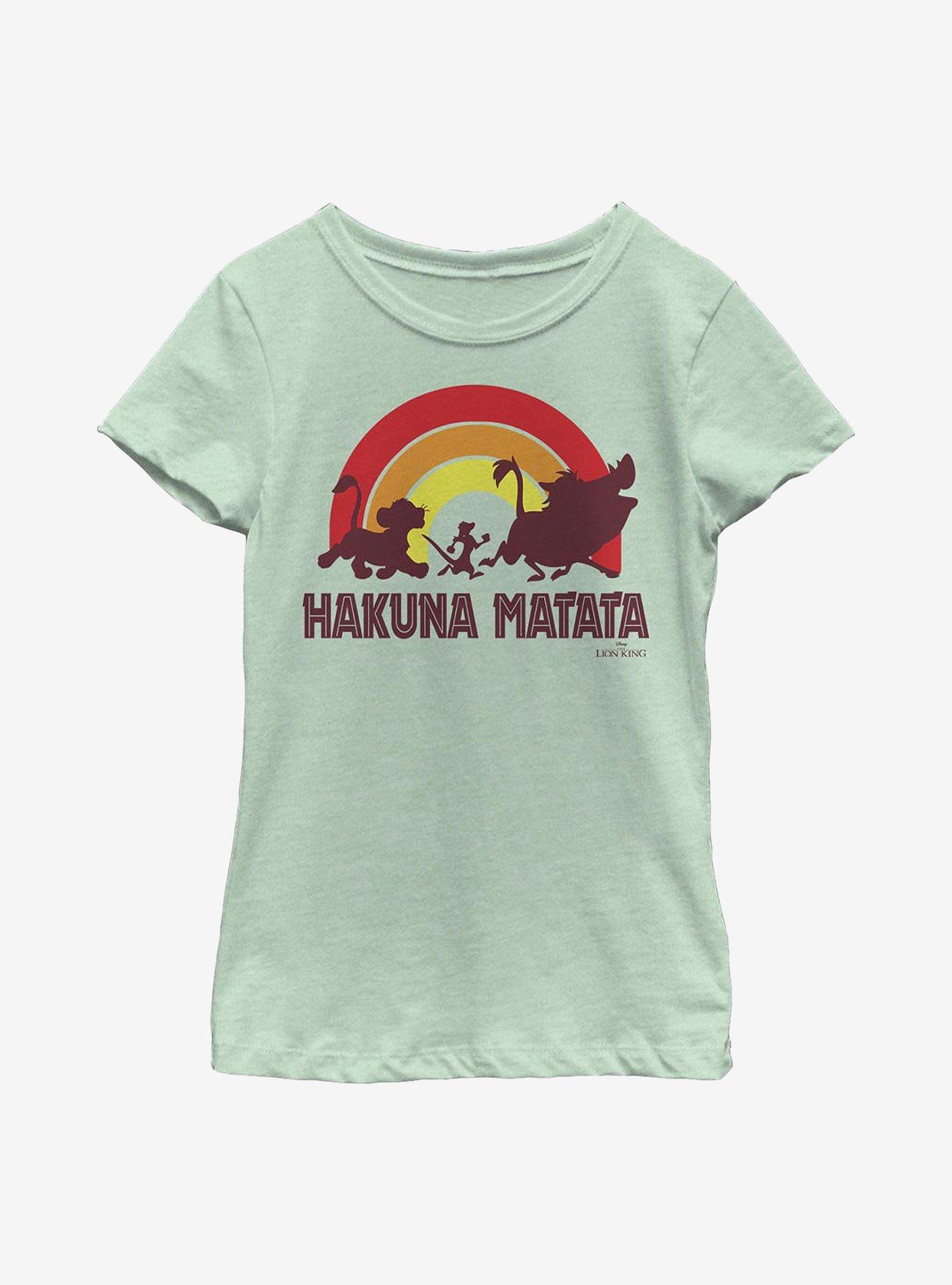 Disney The Lion King Hakuna Rainbow Youth Girls T-Shirt, , hi-res