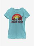 Disney The Lion King Hakuna Rainbow Youth Girls T-Shirt, TAHI BLUE, hi-res