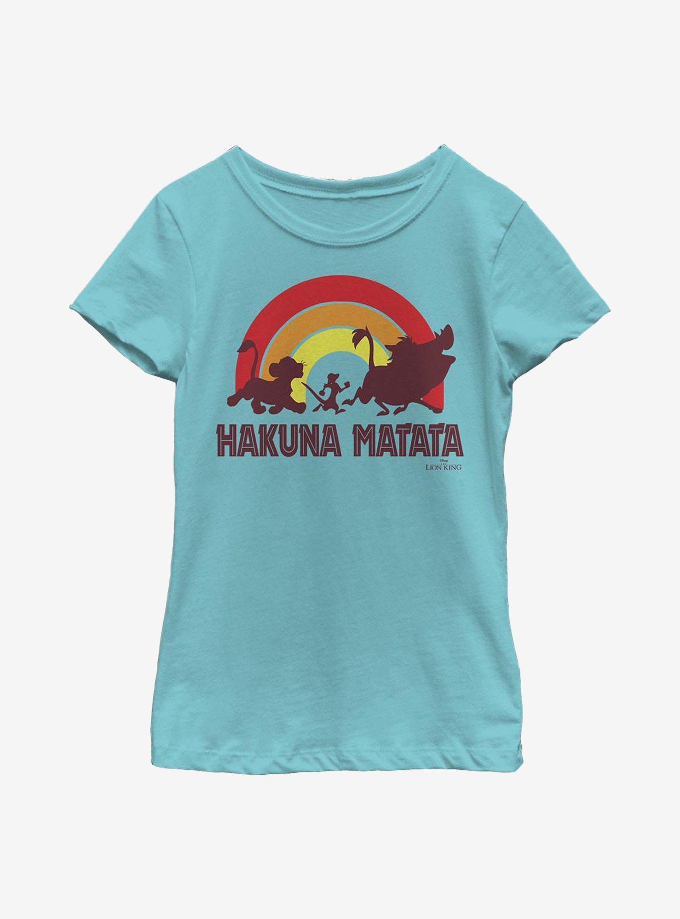 Disney The Lion King Hakuna Rainbow Youth Girls T-Shirt, , hi-res