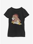 Disney The Lion King The King Youth Girls T-Shirt, BLACK, hi-res