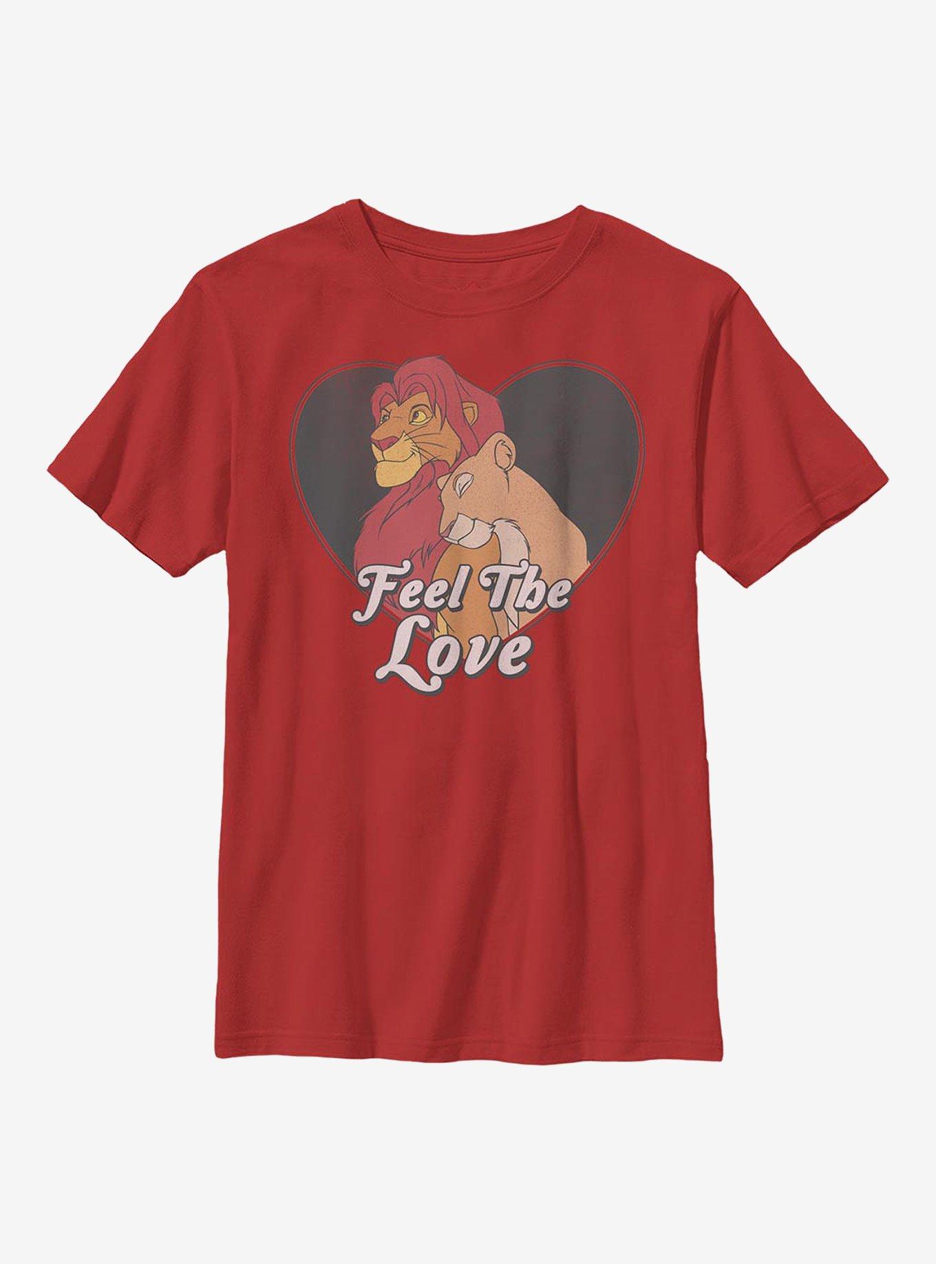 Disney The Lion King Feel The Love Youth T-Shirt