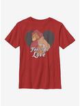 Disney The Lion King Feel The Love Youth T-Shirt, RED, hi-res