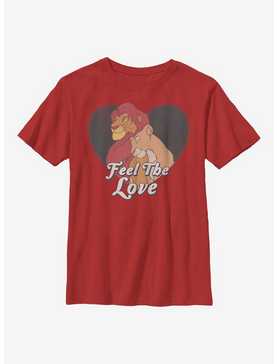Disney The Lion King Feel The Love Youth T-Shirt, , hi-res