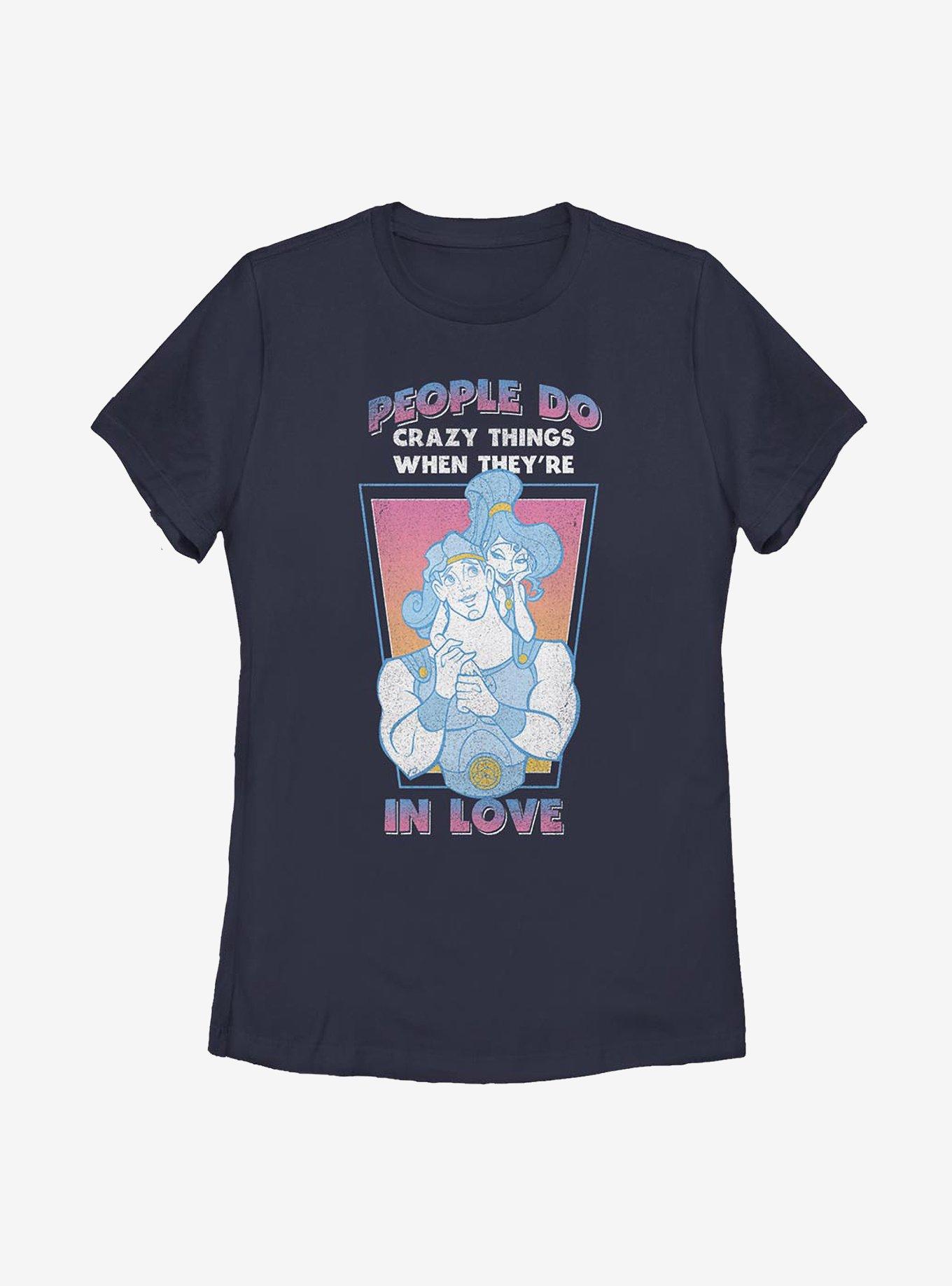 Disney Hercules Crazy Things Womens T-Shirt - BLUE | BoxLunch