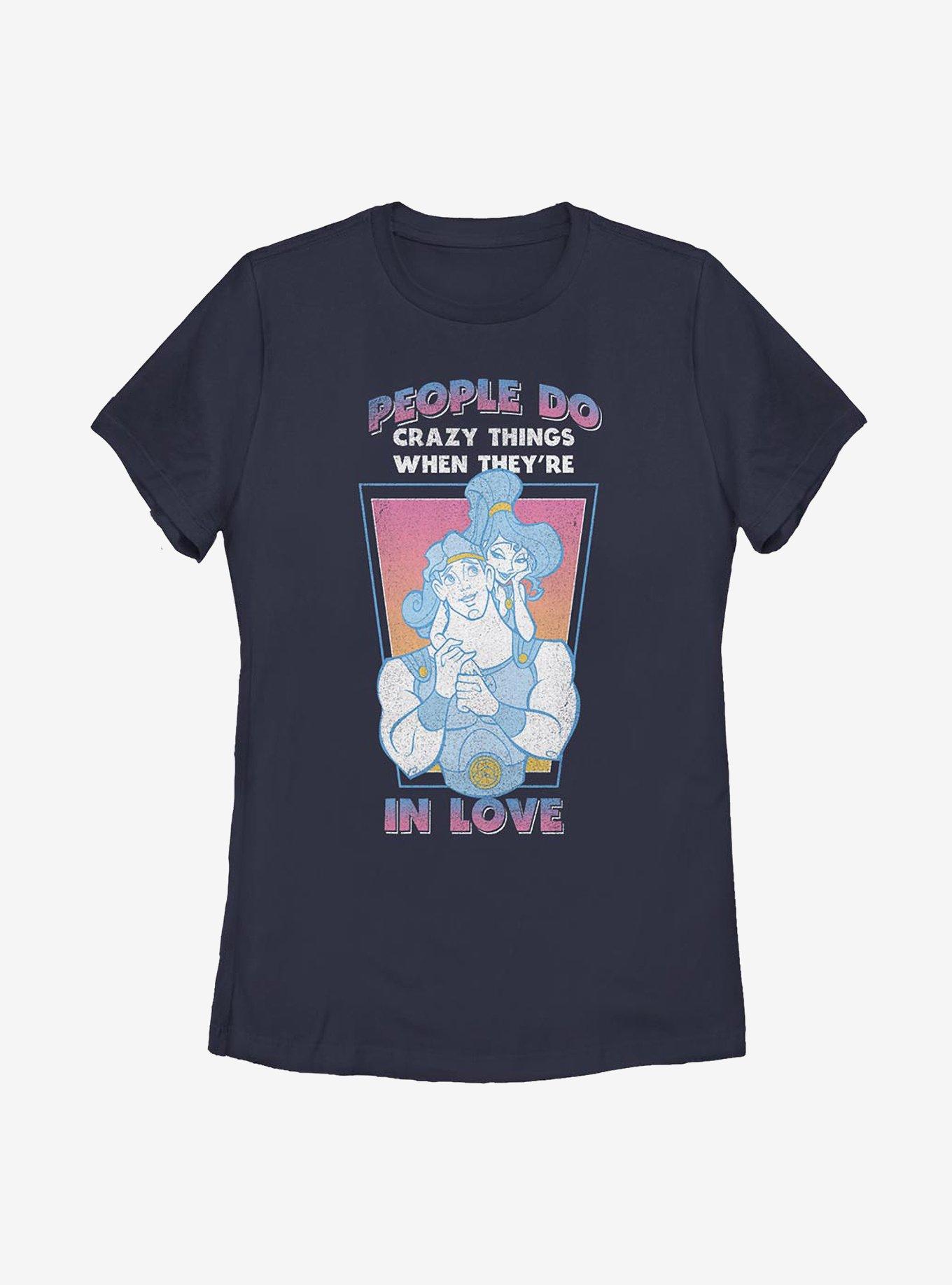 Disney Hercules Crazy Things Womens T-Shirt, NAVY, hi-res