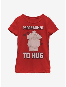 Disney Big Hero 6 Baymax Programmed To Hug Youth Girls T-Shirt, , hi-res