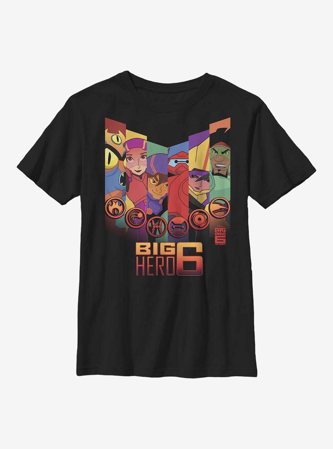 Disney Big Hero 6 Six Banners Youth T-Shirt, , hi-res