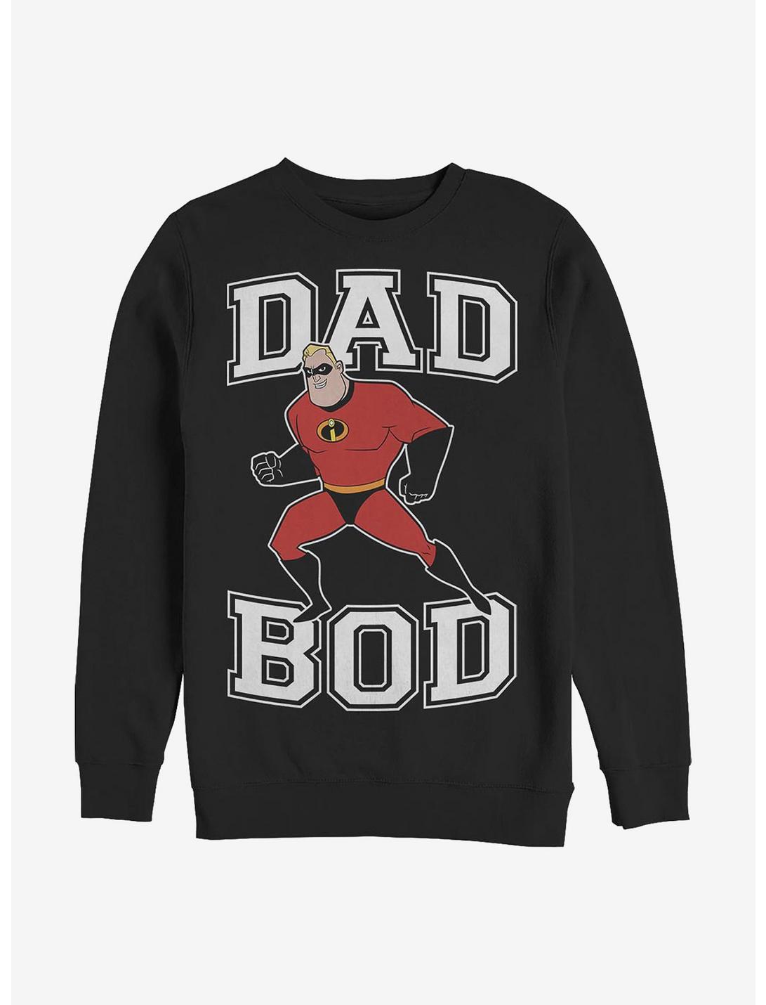 Disney Pixar The Incredibles Dad Bod Sweatshirt, BLACK, hi-res