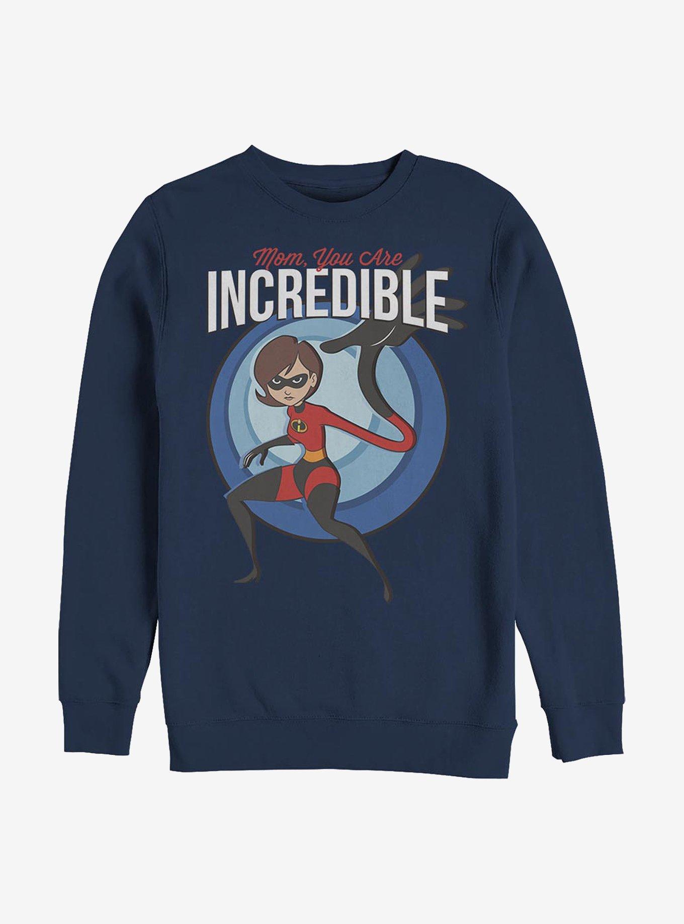Disney Pixar The Incredibles Incredible Mom Sweatshirt, NAVY, hi-res