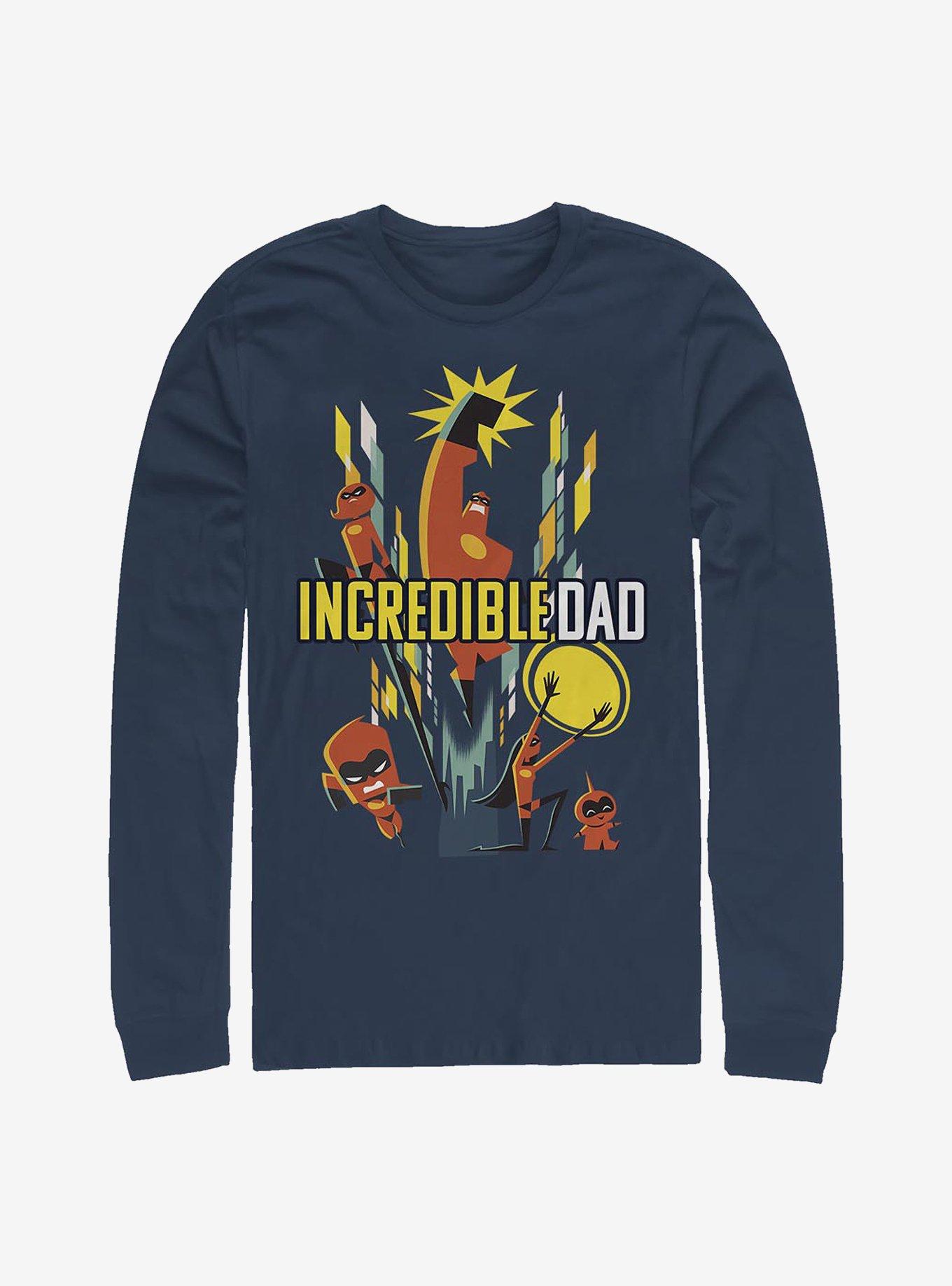 Disney Pixar The Incredibles Dad Family Long-Sleeve T-Shirt, , hi-res