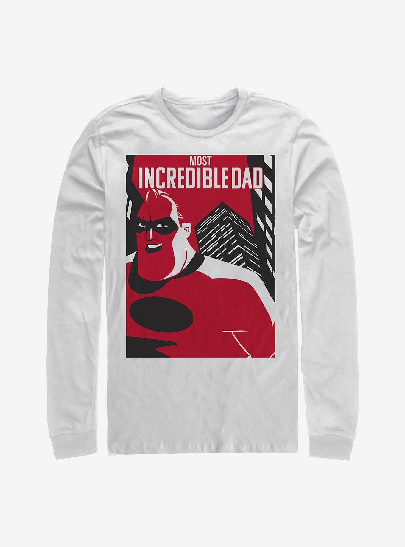 Disney Pixar The Incredibles Dad Poster Long-Sleeve T-Shirt, , hi-res