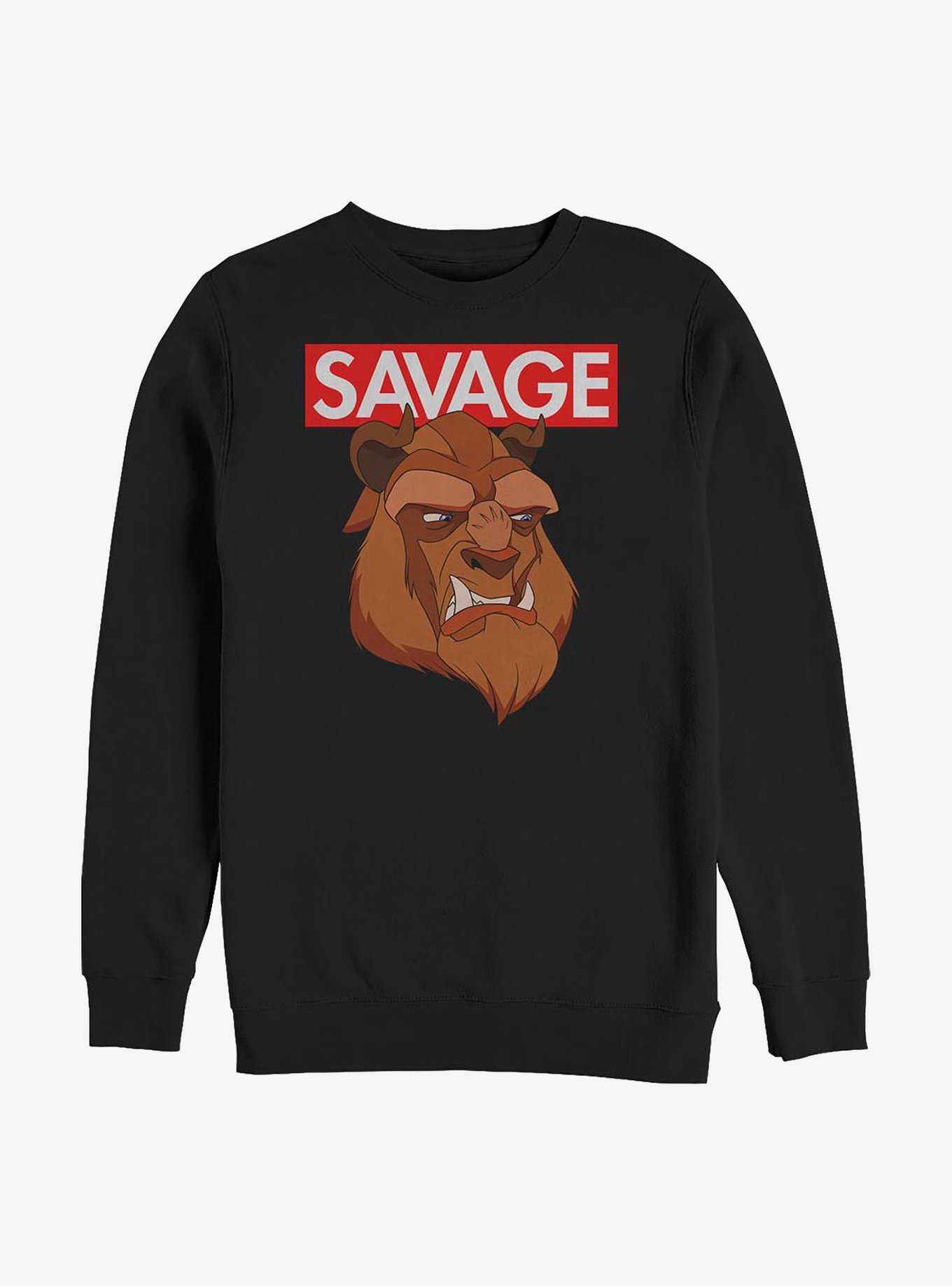 Disney Beauty And The Beast Savage Beast Sweatshirt, , hi-res