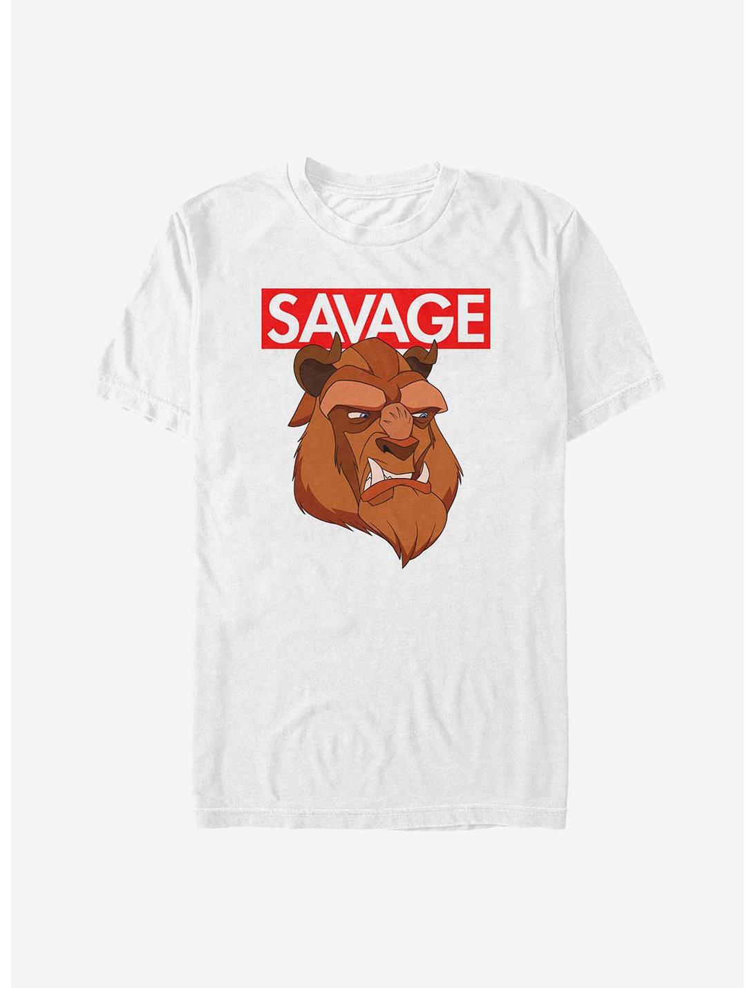 Disney Beauty And The Beast Savage Beast T-Shirt, WHITE, hi-res