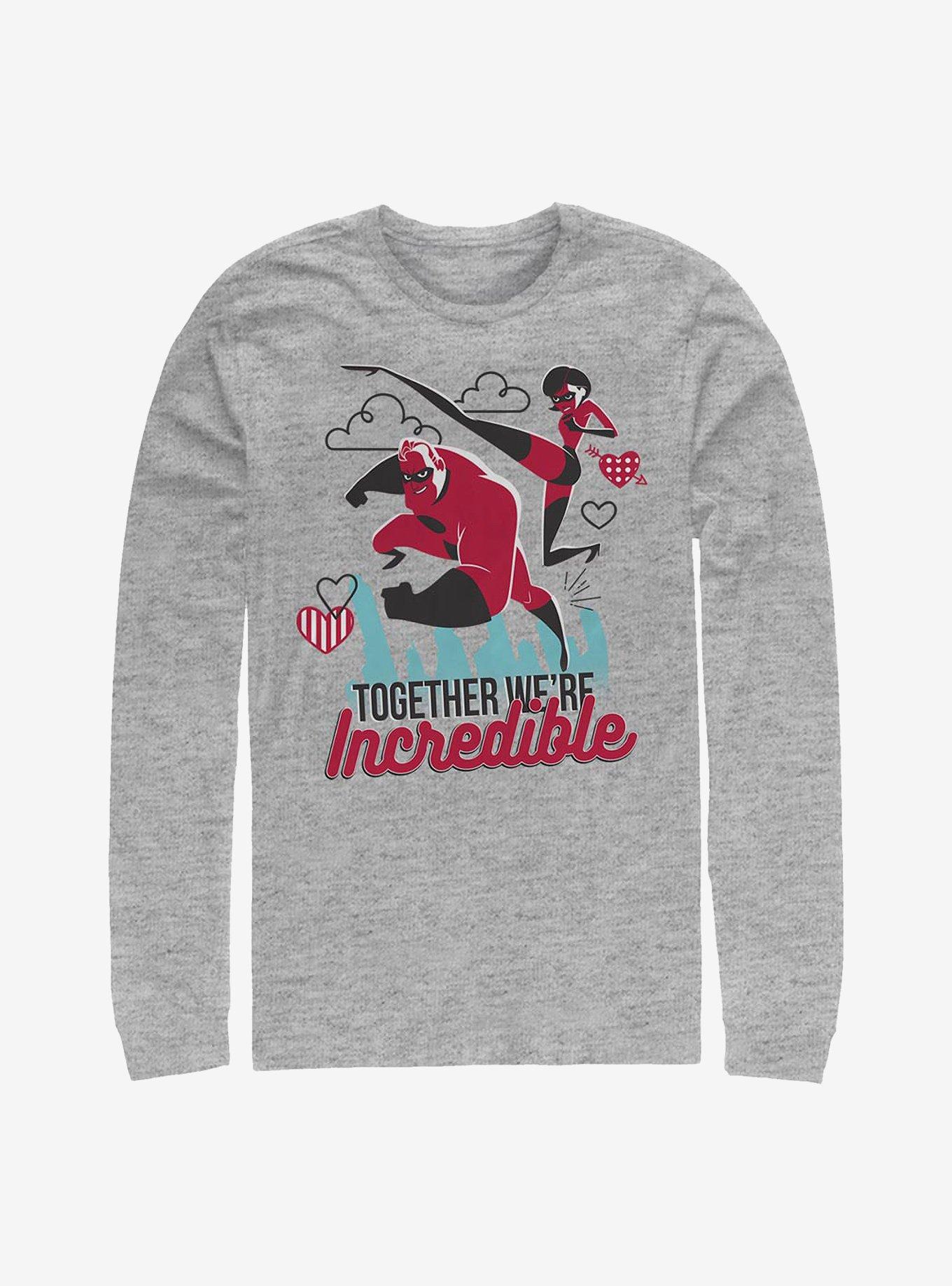 Disney Pixar The Incredibles Together Incredible Long-Sleeve T-Shirt, , hi-res