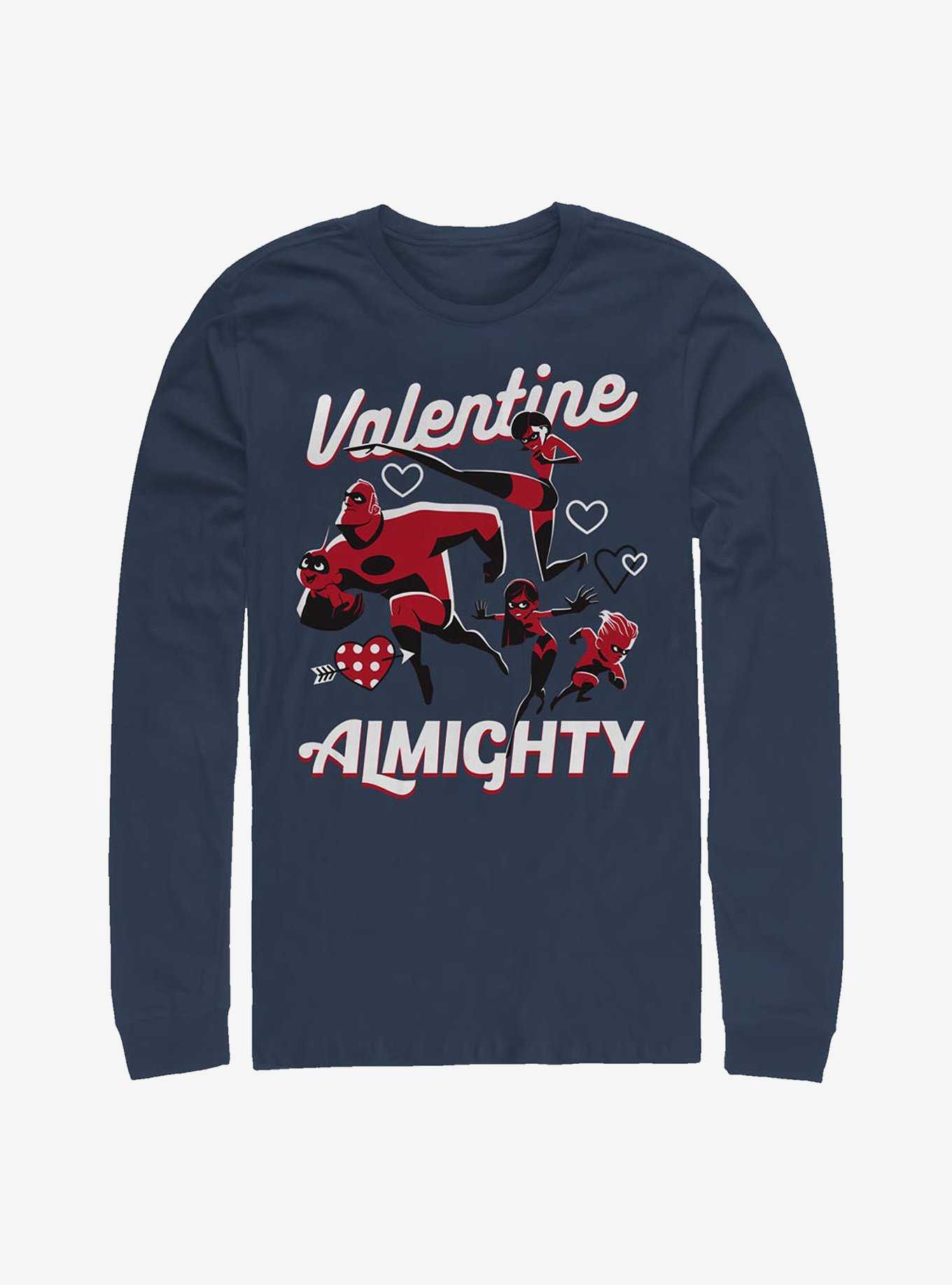 Disney Pixar The Incredibles Valentine Almighty Long-Sleeve T-Shirt, , hi-res
