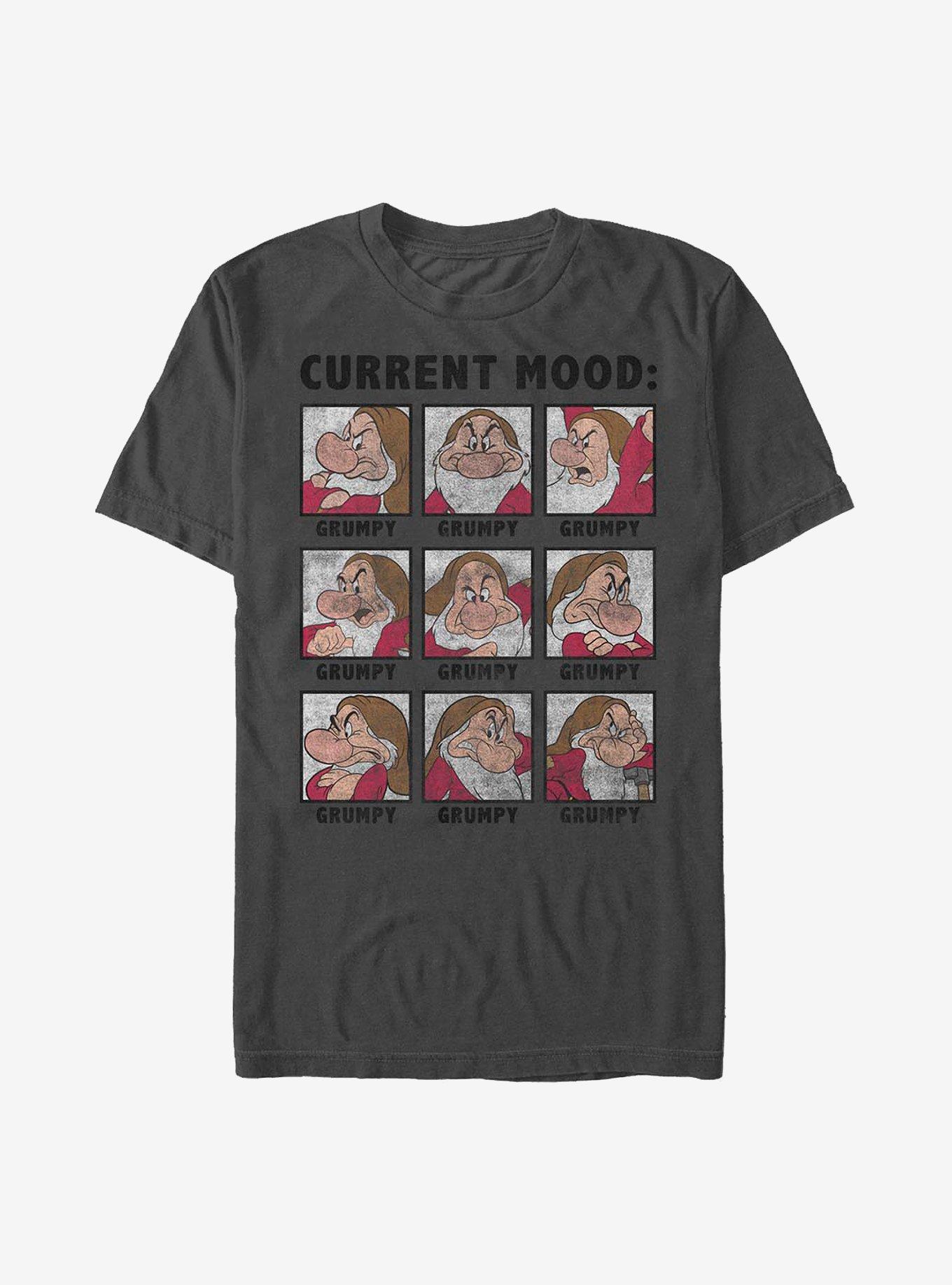 Disney Snow White And The Seven Dwarfs Current Mood Grumpy T-Shirt, , hi-res