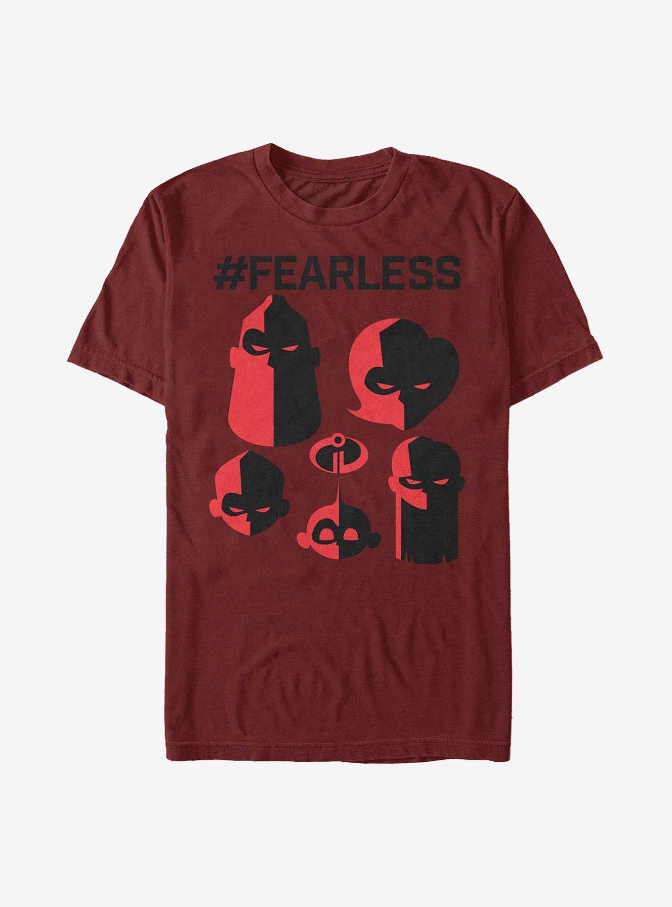 Disney Pixar The Incredibles Fearless Heads T-Shirt, CARDINAL, hi-res
