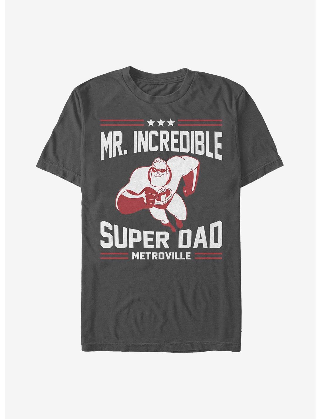 Disney Pixar The Incredibles Sporty Super Dad T-Shirt, CHARCOAL, hi-res