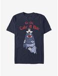 Disney Snow White And The Seven Dwarfs Evil Queen Word Fill T-Shirt, NAVY, hi-res