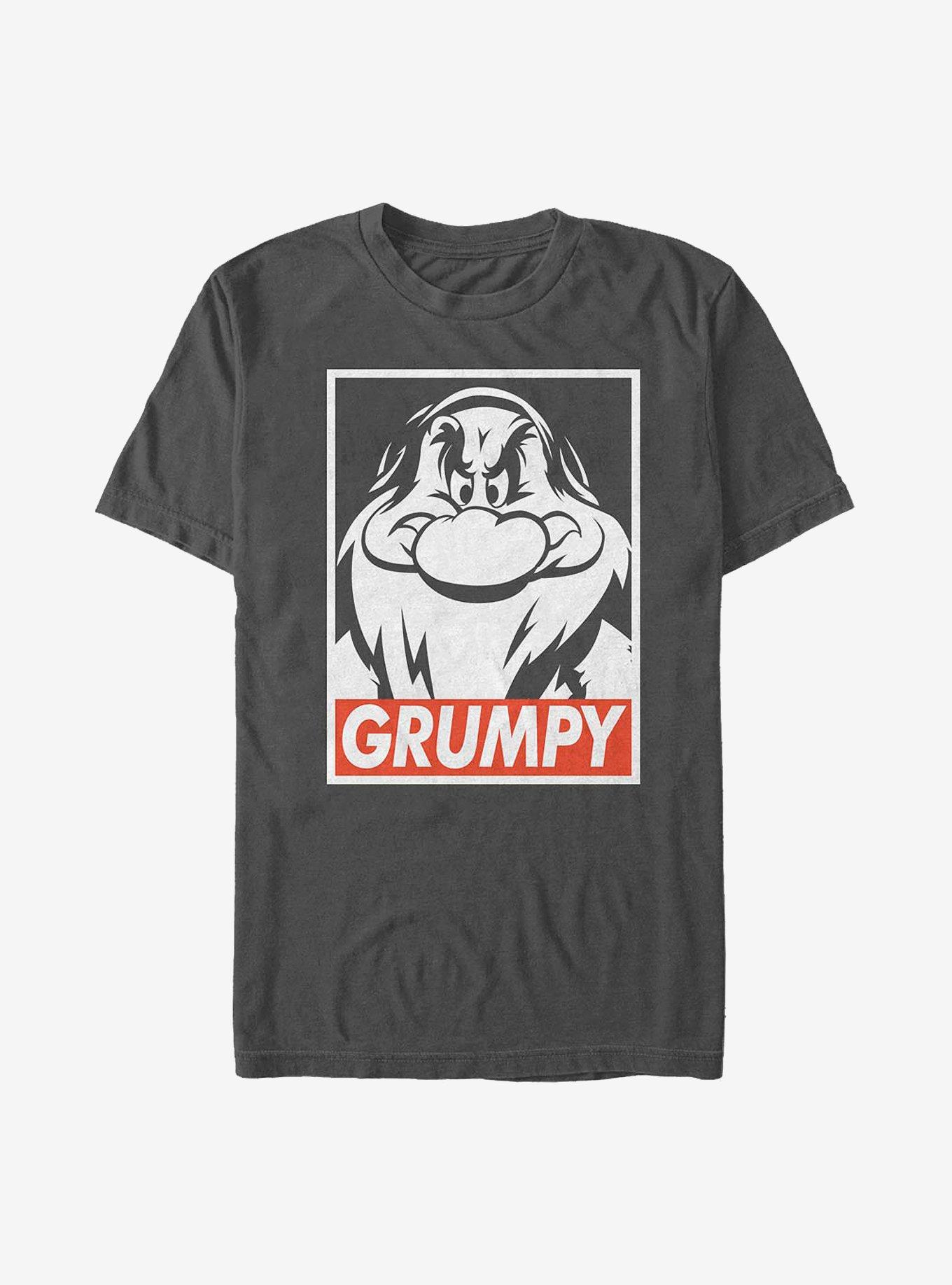 Disney Snow White And The Seven Dwarfs Grumpy Poster T-Shirt, , hi-res