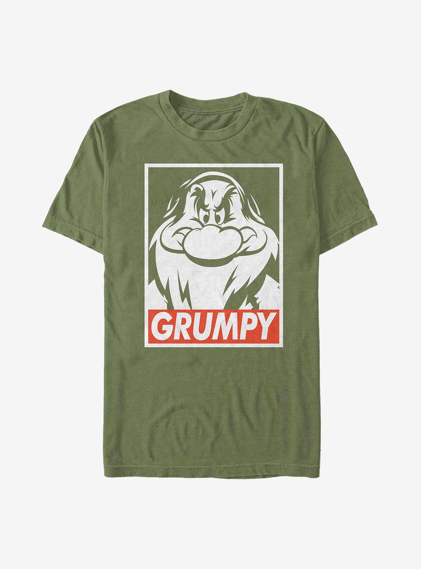 Disney Snow White And The Seven Dwarfs Grumpy Poster T-Shirt, , hi-res