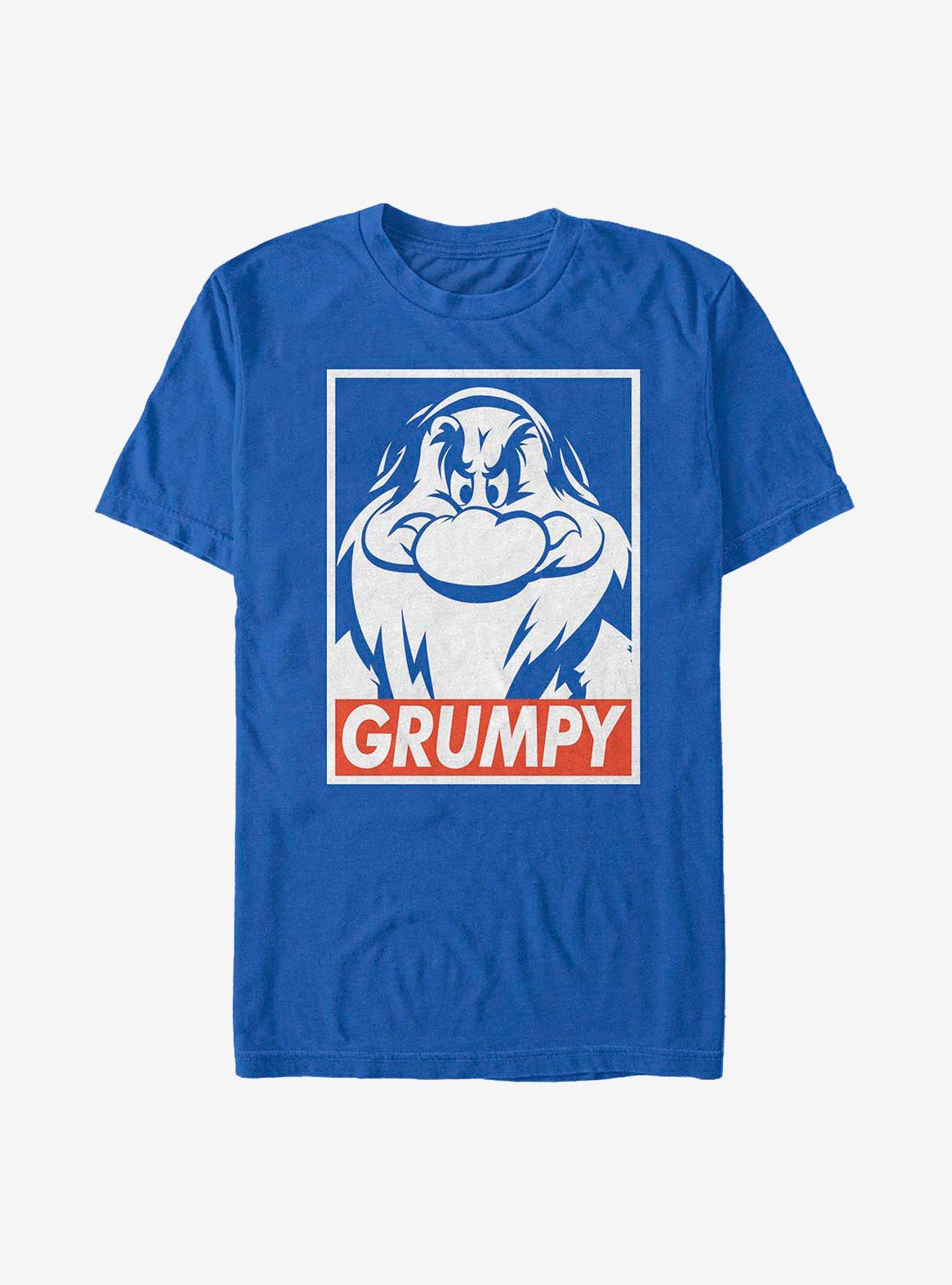 Disney Snow White And The Seven Dwarfs Grumpy Poster T-Shirt, , hi-res