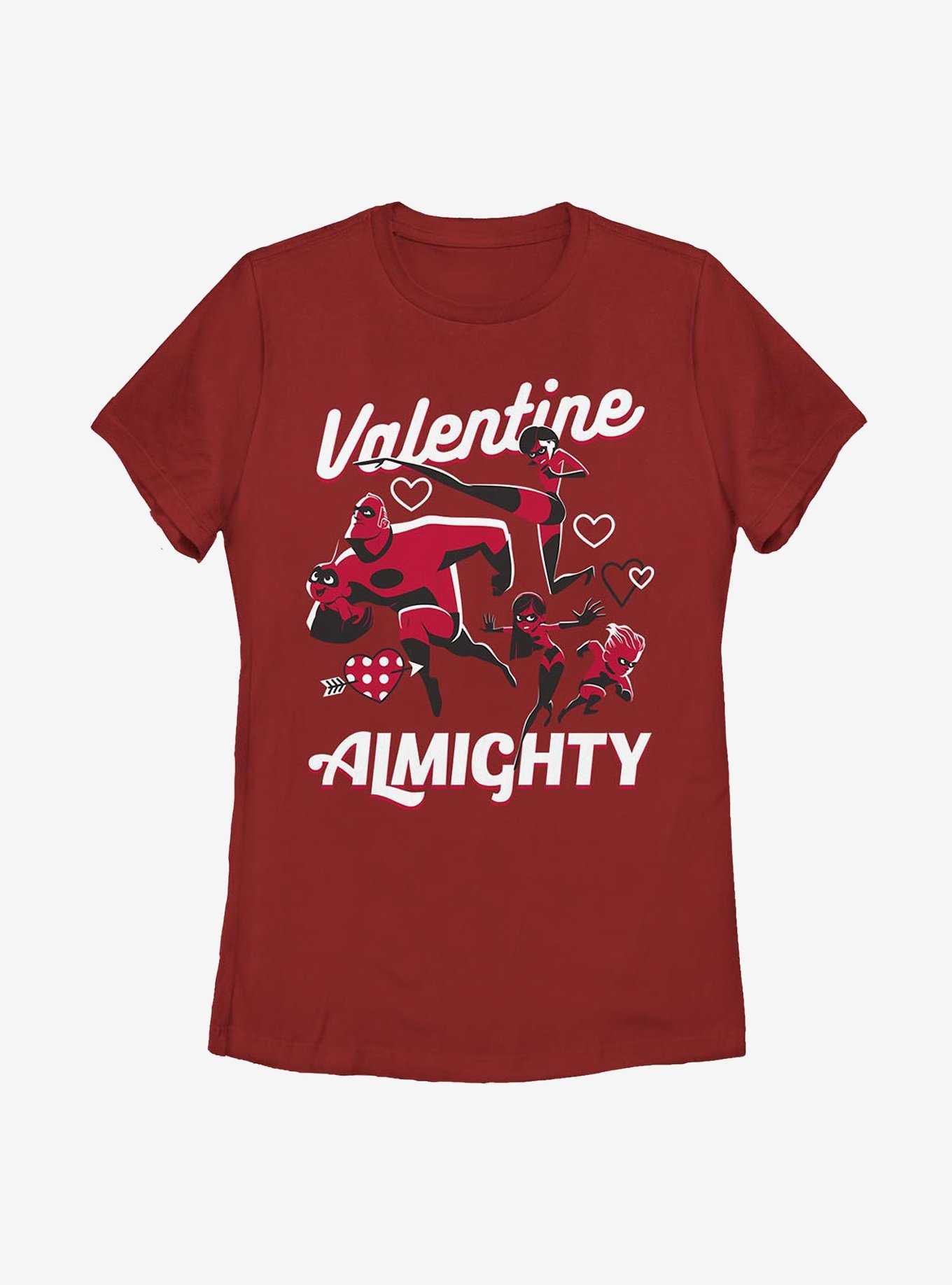 Disney Pixar The Incredibles Valentine Almighty Womens T-Shirt, , hi-res