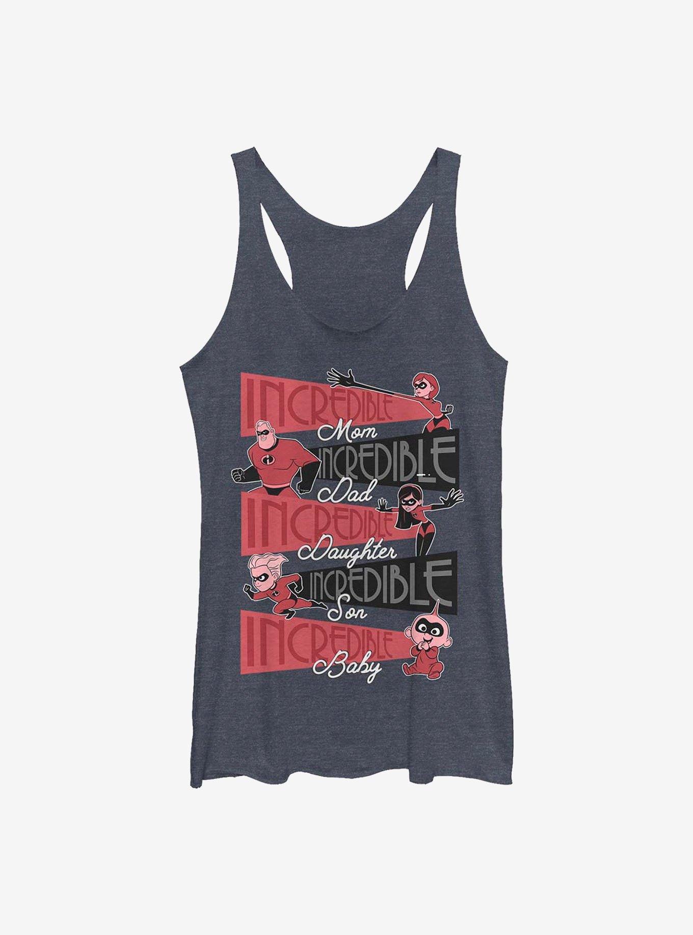 Disney Pixar The Incredibles Incredible Family Womens Tank Top, , hi-res