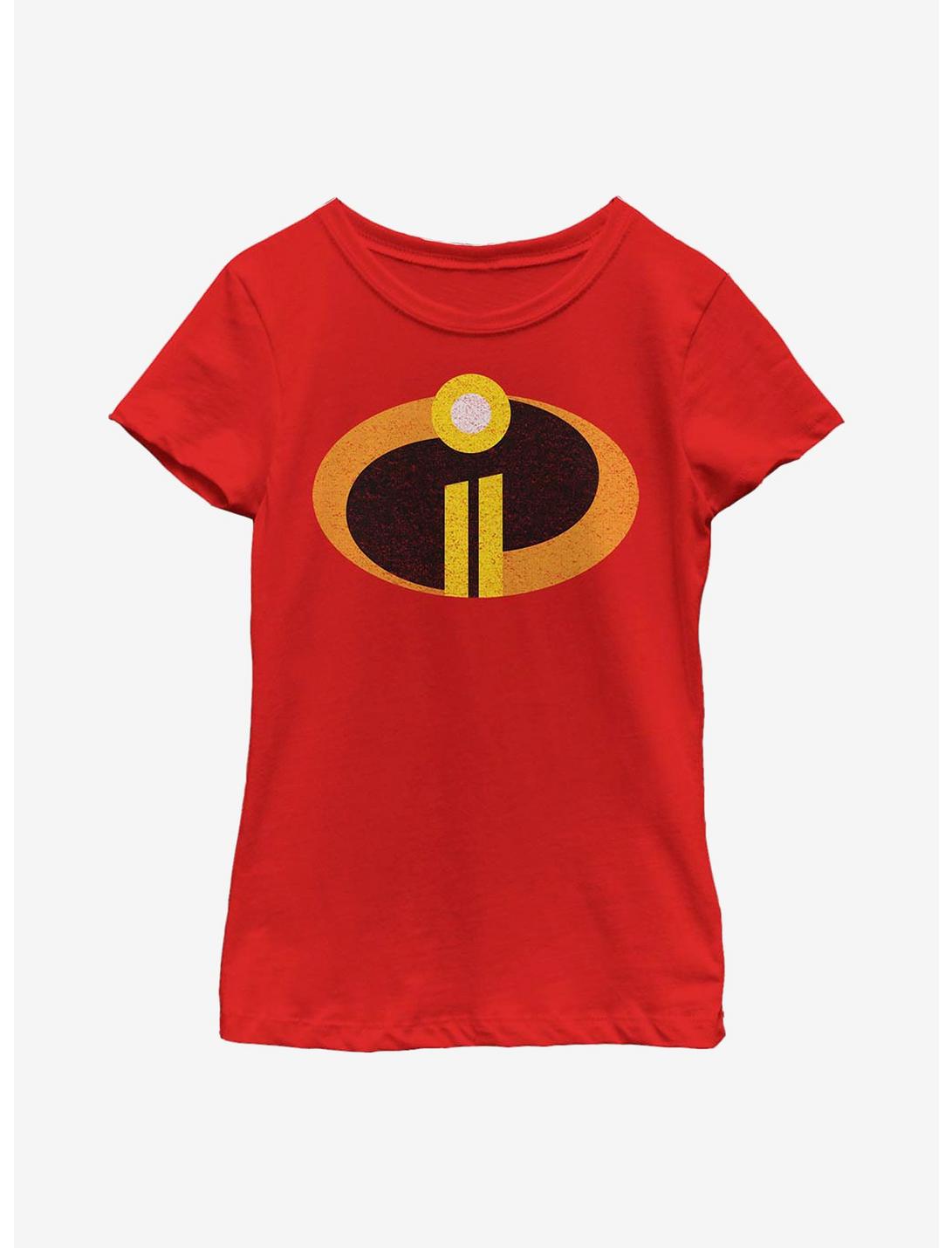 Disney Pixar The Incredibles Lit Match Youth Girls T-Shirt, RED, hi-res