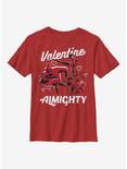 Disney Pixar The Incredibles Valentine Almighty Youth T-Shirt, RED, hi-res